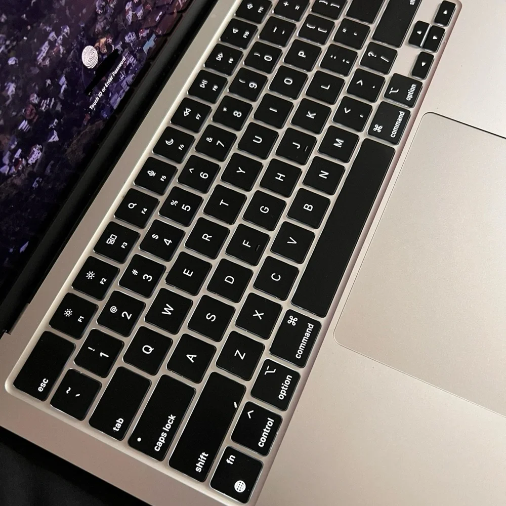 Apple MacBook Air with Silver and Black Finish